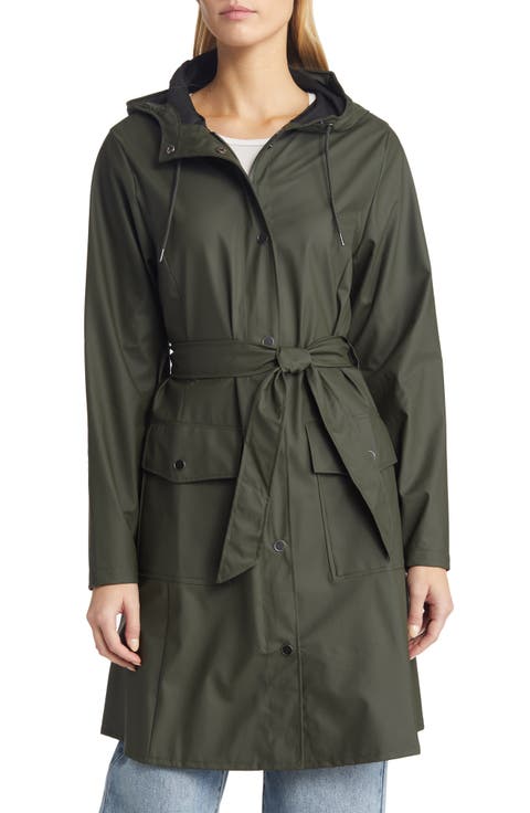 Curve Waterproof Belted Jacket