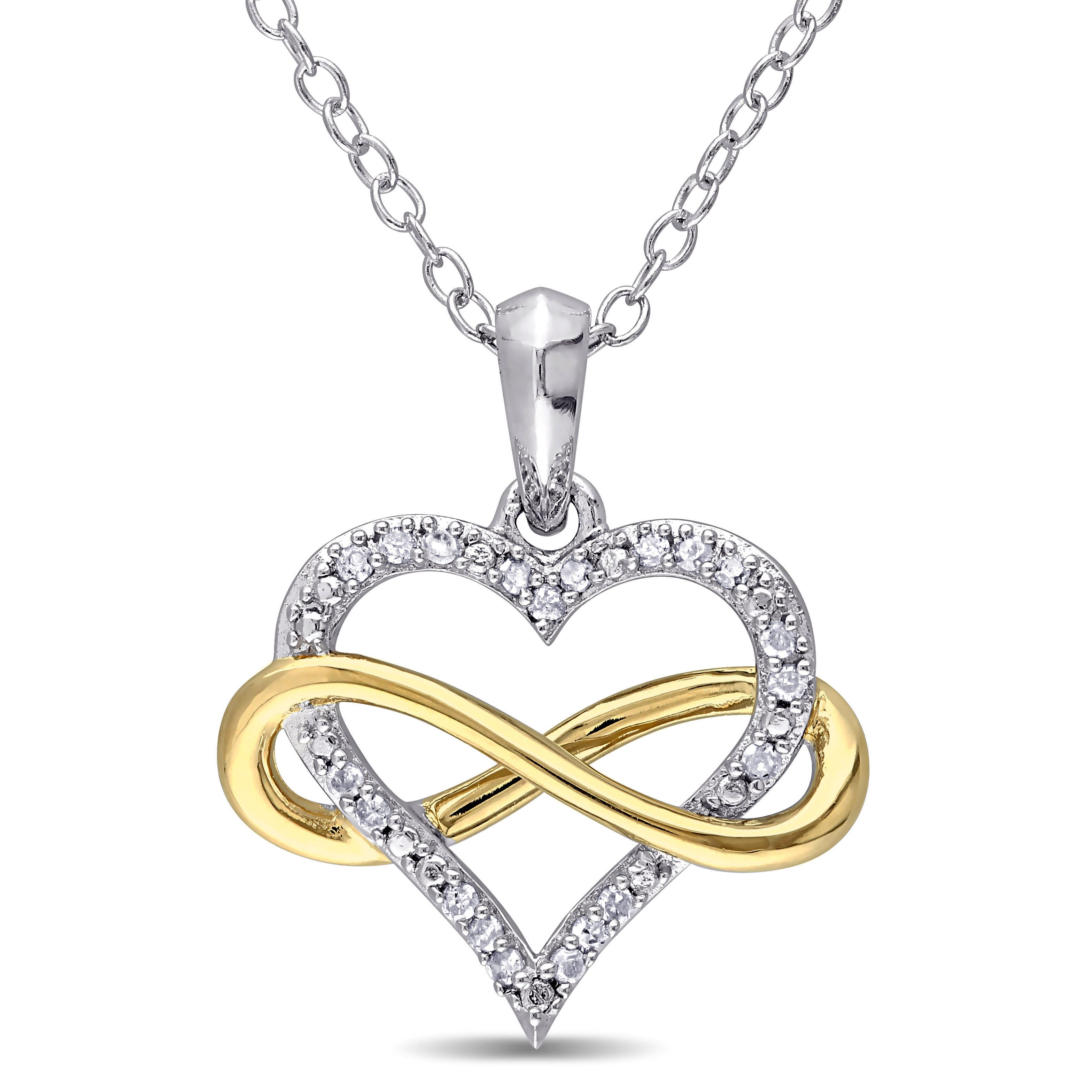 Julianna B. Diamond Infinity Heart Pendant Necklace (Women) | Nordstrom