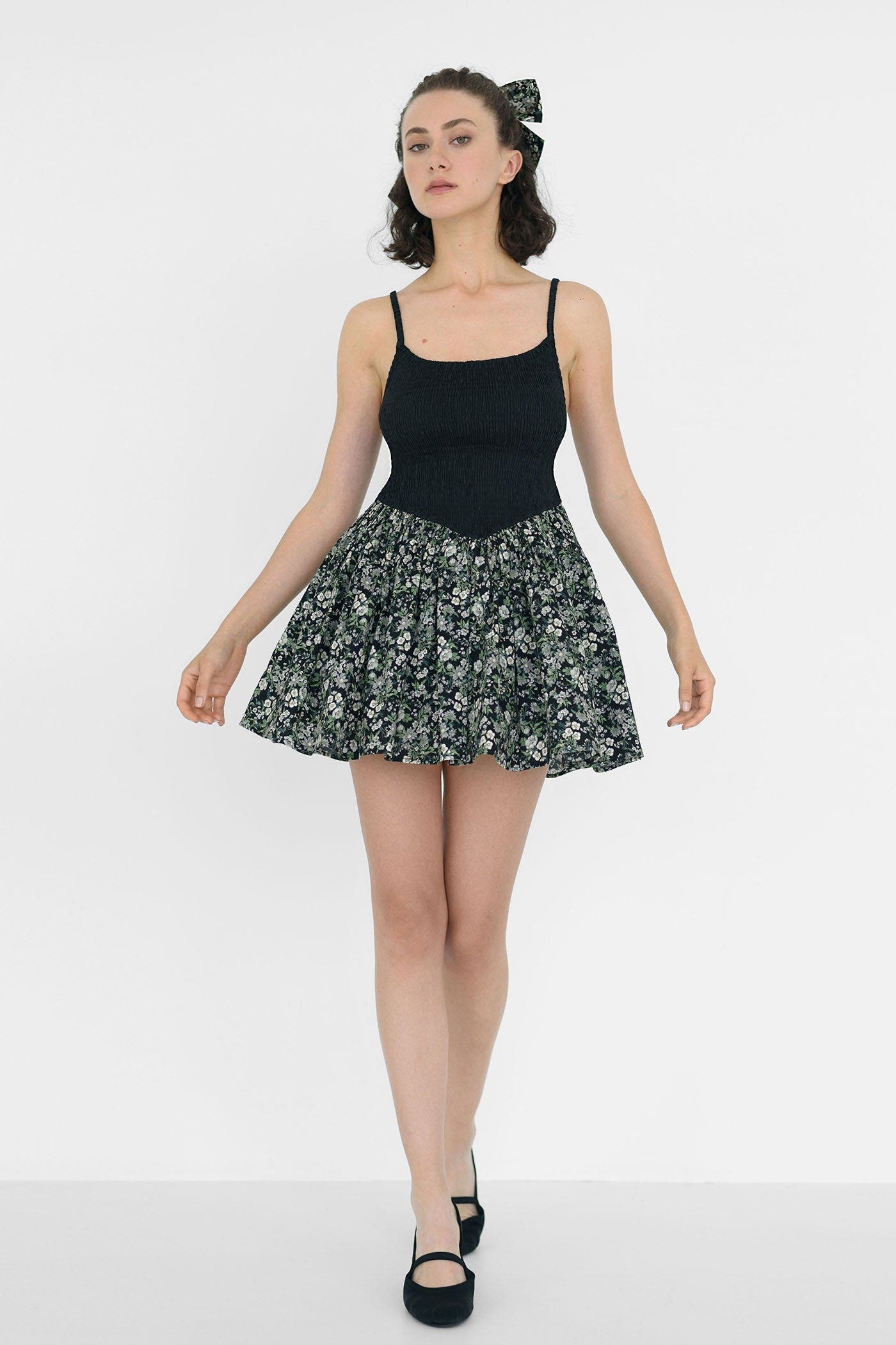 Black & Floral