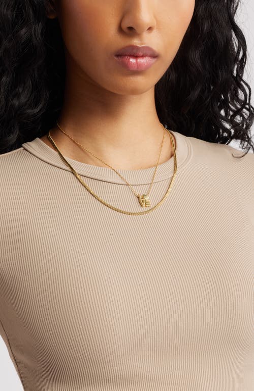 Bp. Compact Rib Crop Baby Tee In Brown