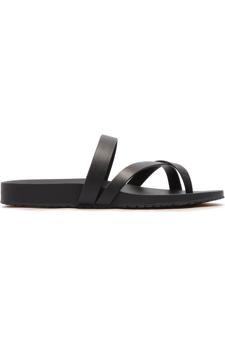 FRANKIE4 Isla Waterproof Toe Loop Sandal, Alternate, color, Black