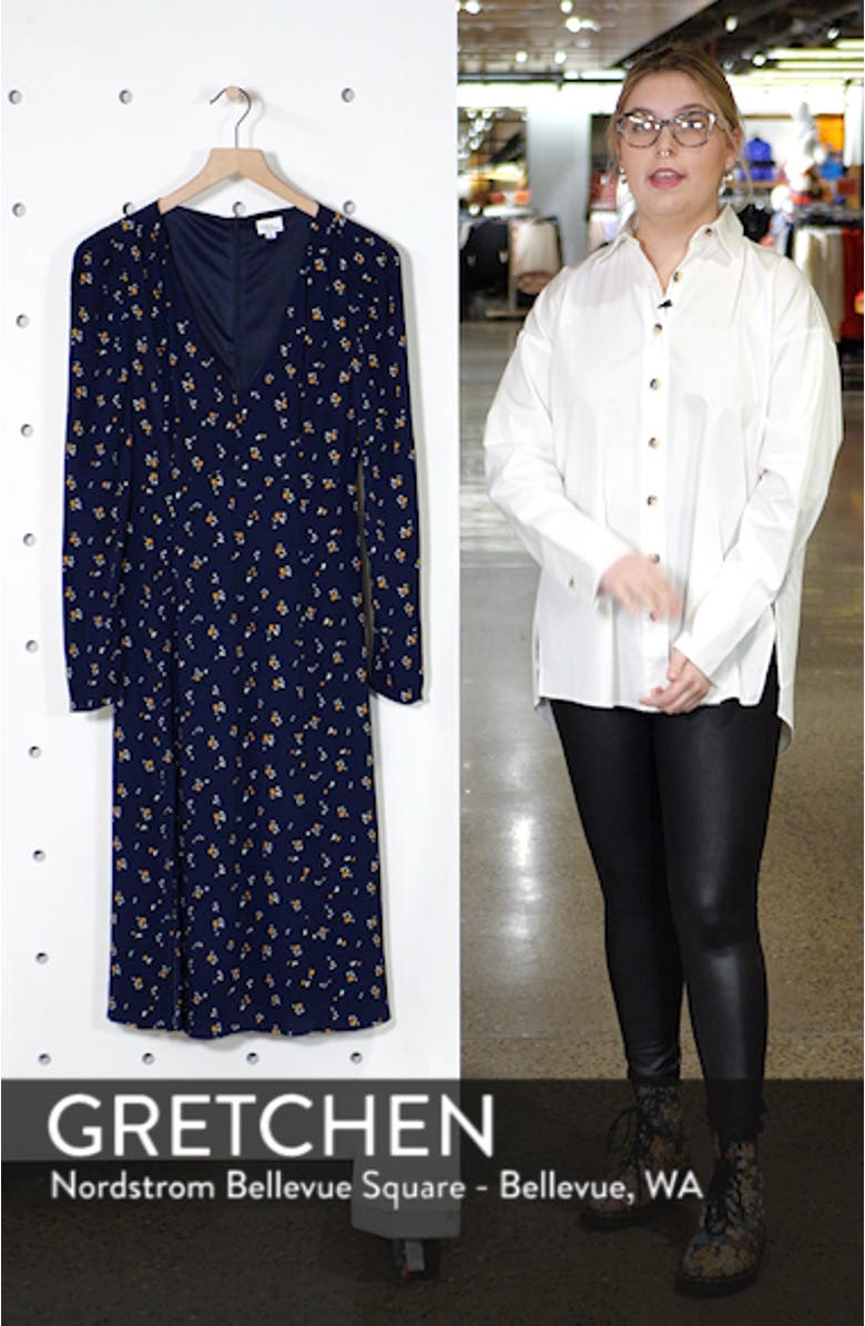 Deep-V Midi Dress, sales video thumbnail