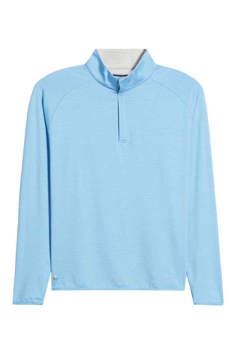 Crown Crafted Stealth Performance Quarter Zip Pullover, Alternate, color, BLUE TOPAZ