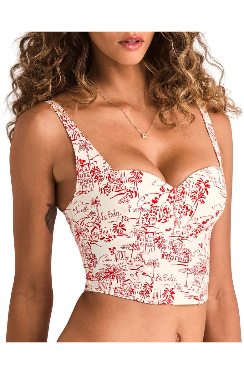 Adore Me Katie Bustier Corset, Alternate, color, Convo Beige