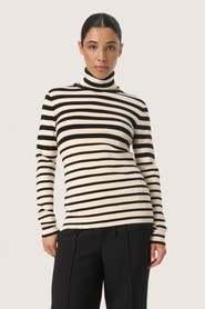 Soaked in Luxury SLSpina Slim Fit Rollneck Pullover
