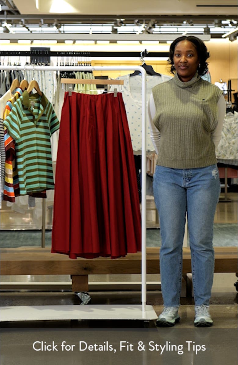 Milano Stretch Cotton Skirt, sales video thumbnail