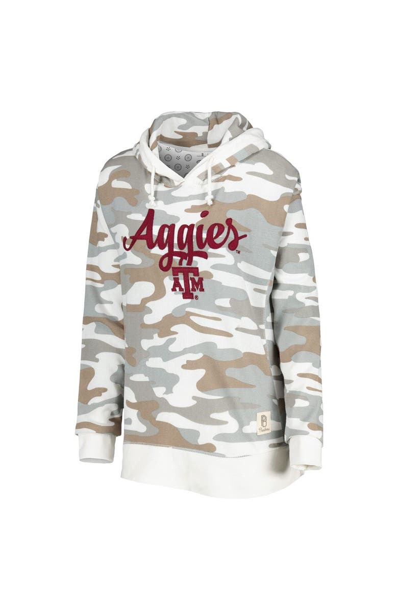 PRESSBOX Women's Pressbox Camo Texas A&M Aggies San Pablo Pullover Hoodie, Alternate, color, 