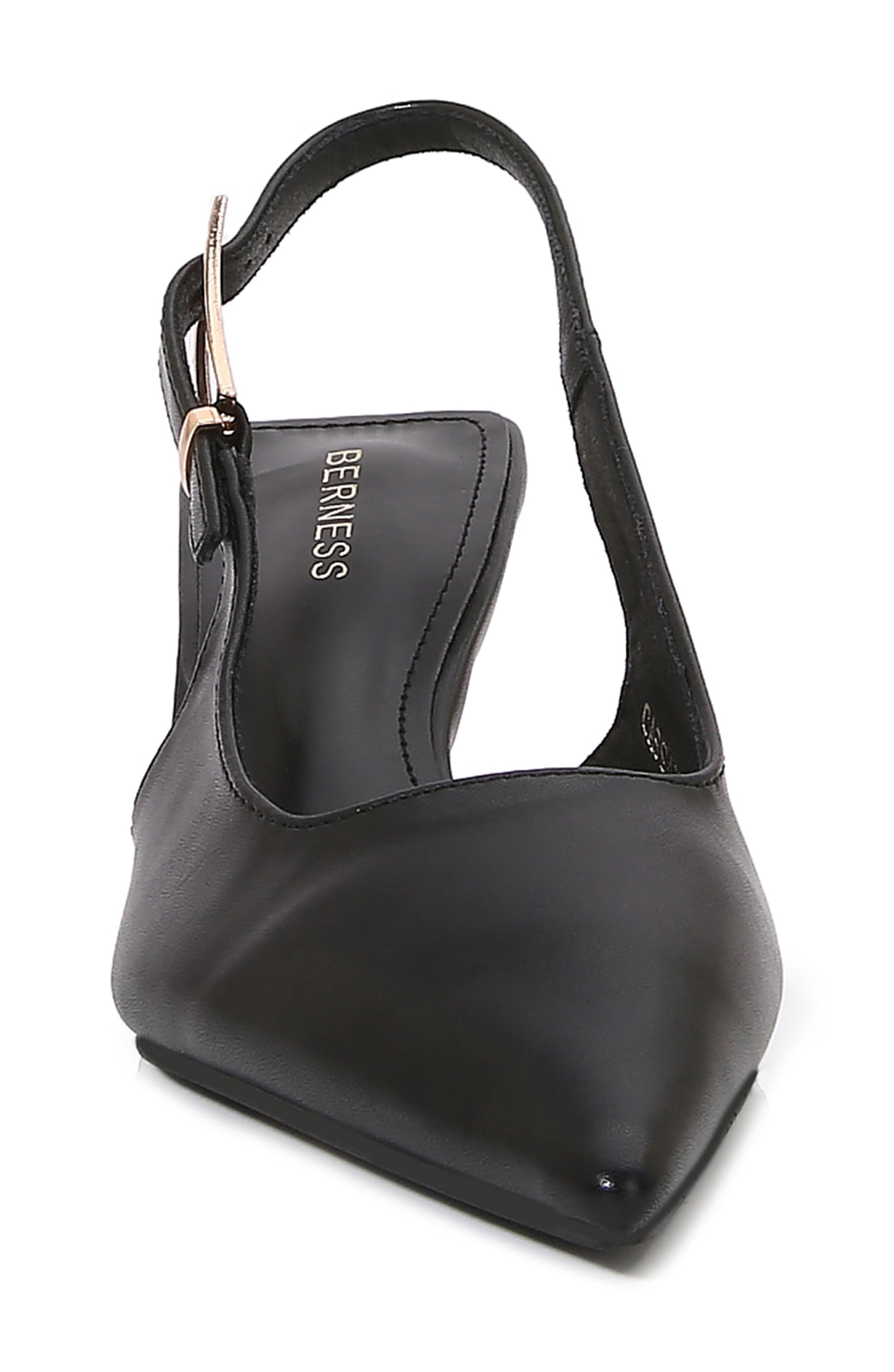 BERNESS Cassandra Slingback Kitten Heel Pump, Alternate, color, Black