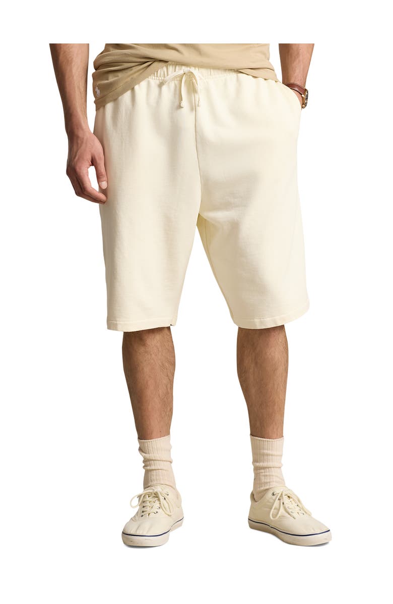 Polo Ralph Lauren Big & Tall Loopback Fleece Shorts, Main, color, Clubhouse Cream