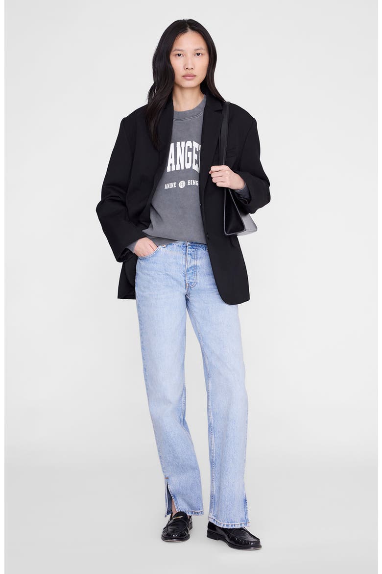 Miles Los Angeles University Sweatshirt, Alternate, color, Washed Grey