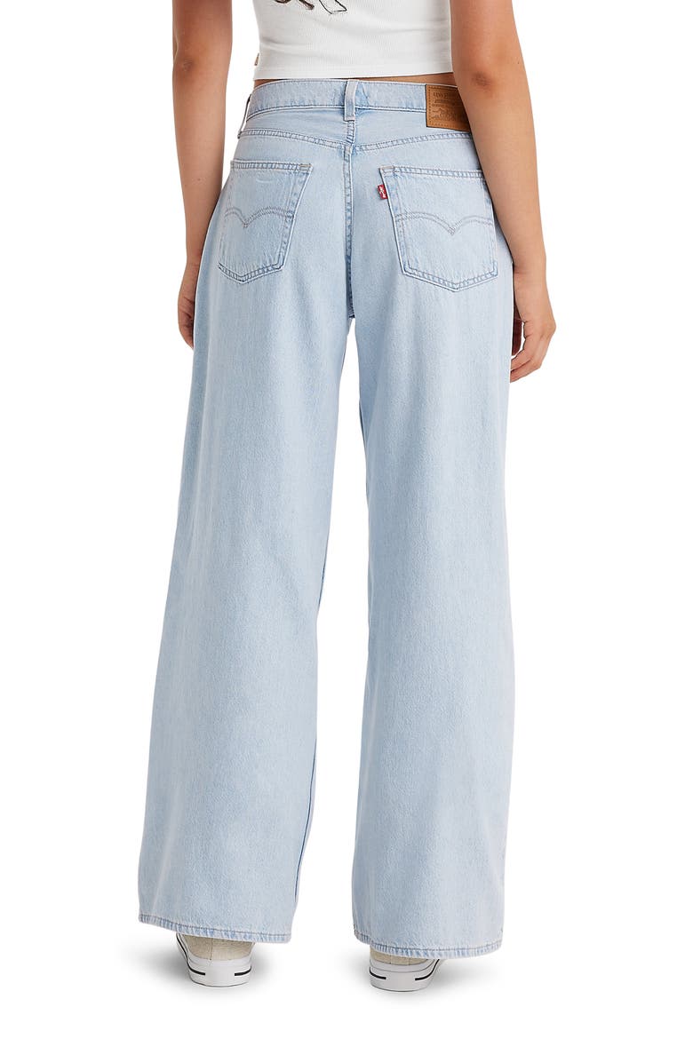 Baggy Wide Leg Dad Jeans, Alternate, color, NEVER GOING TO CHANGE