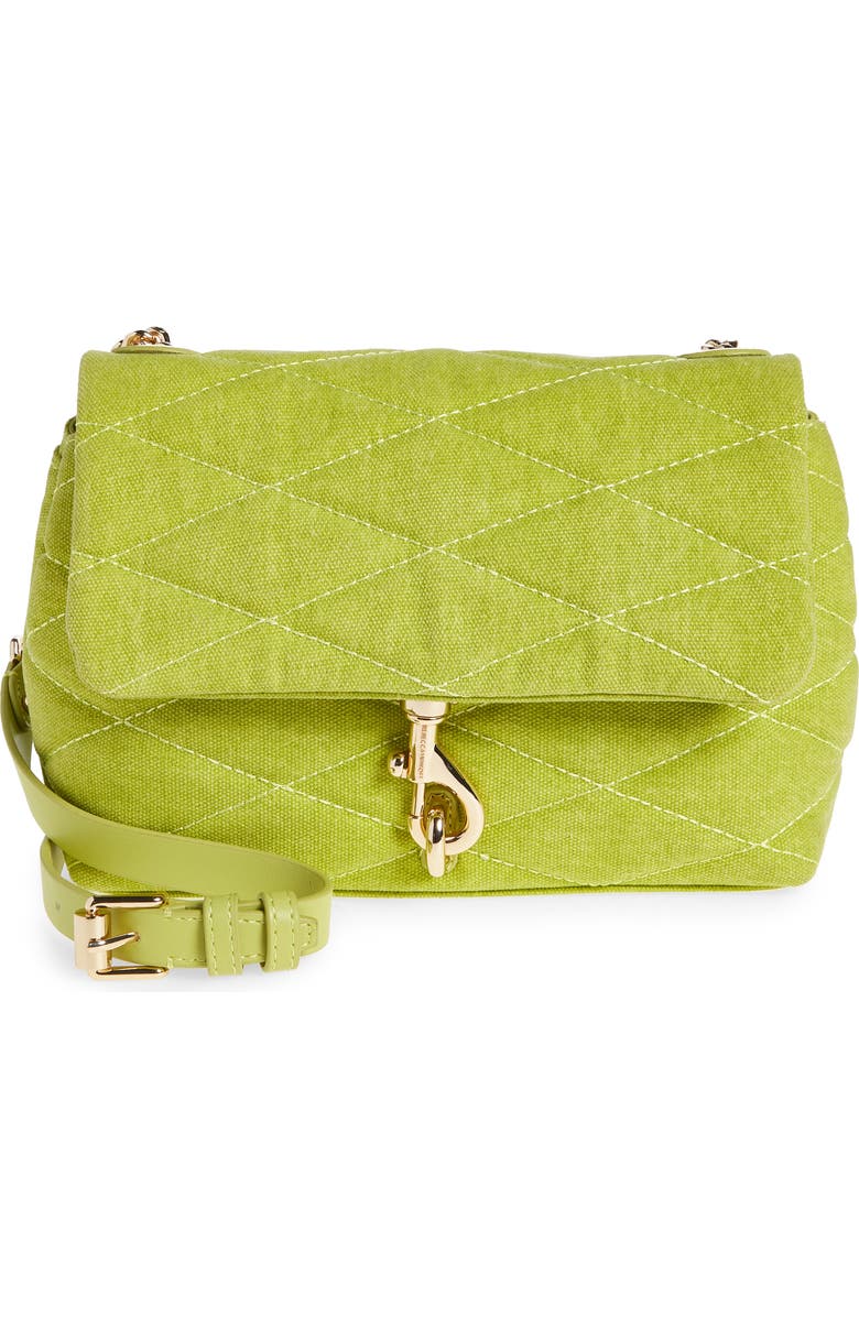 Rebecca Minkoff Edie Quilted Convertible Crossbody Bag, Main, color,