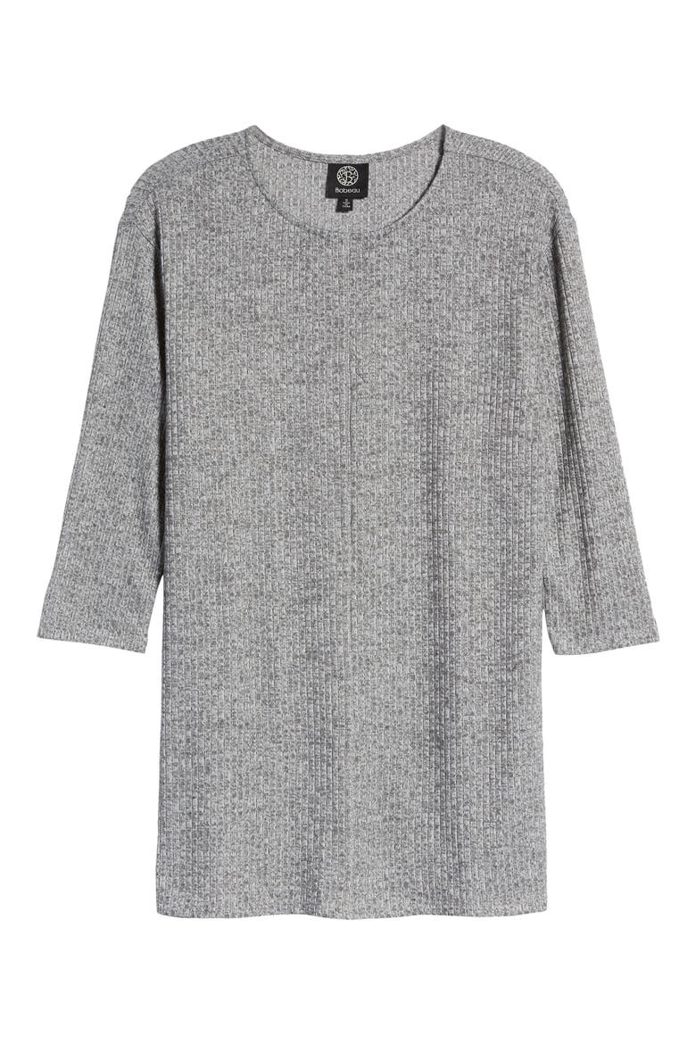 Ribbed Tunic, Alternate, color, H GREY