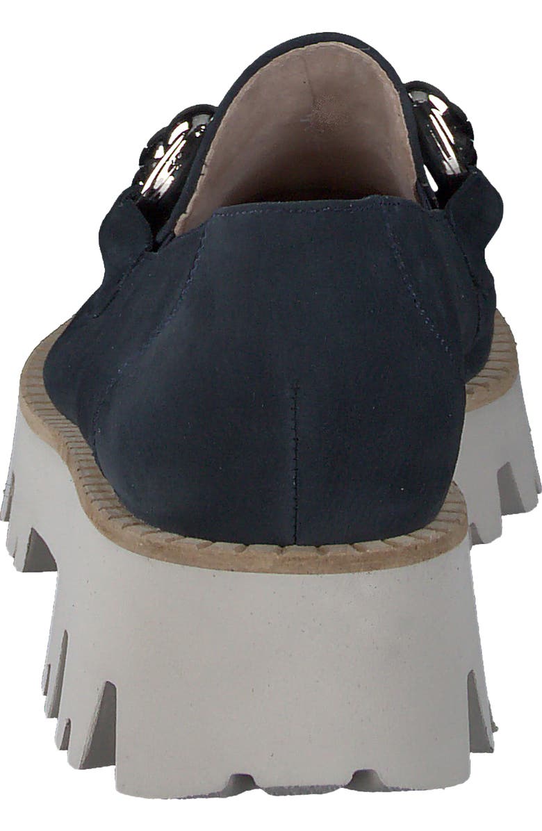 Paul Green Rosetta Platform Loafer, Alternate, color, Space Perf Sport Nubuck