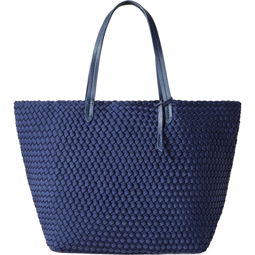 Shop Naghedi Jetsetter Large Tote In Ink Blue