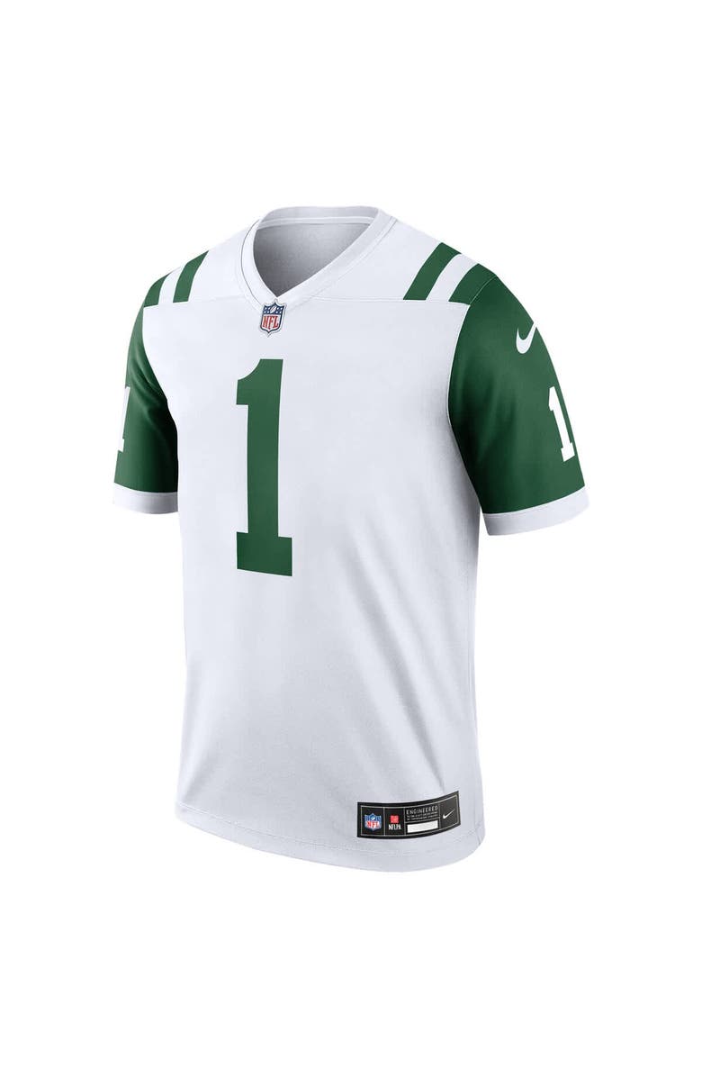 Nike Men's Nike Ahmad Sauce Gardner White New York Jets Alternate Legend Player Performance Top, Alternate, color, White