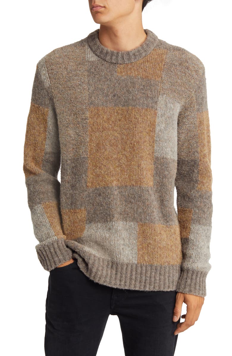 NN07 Brady Patchwork Intarsia Wool Blend Sweater, Main, color, 