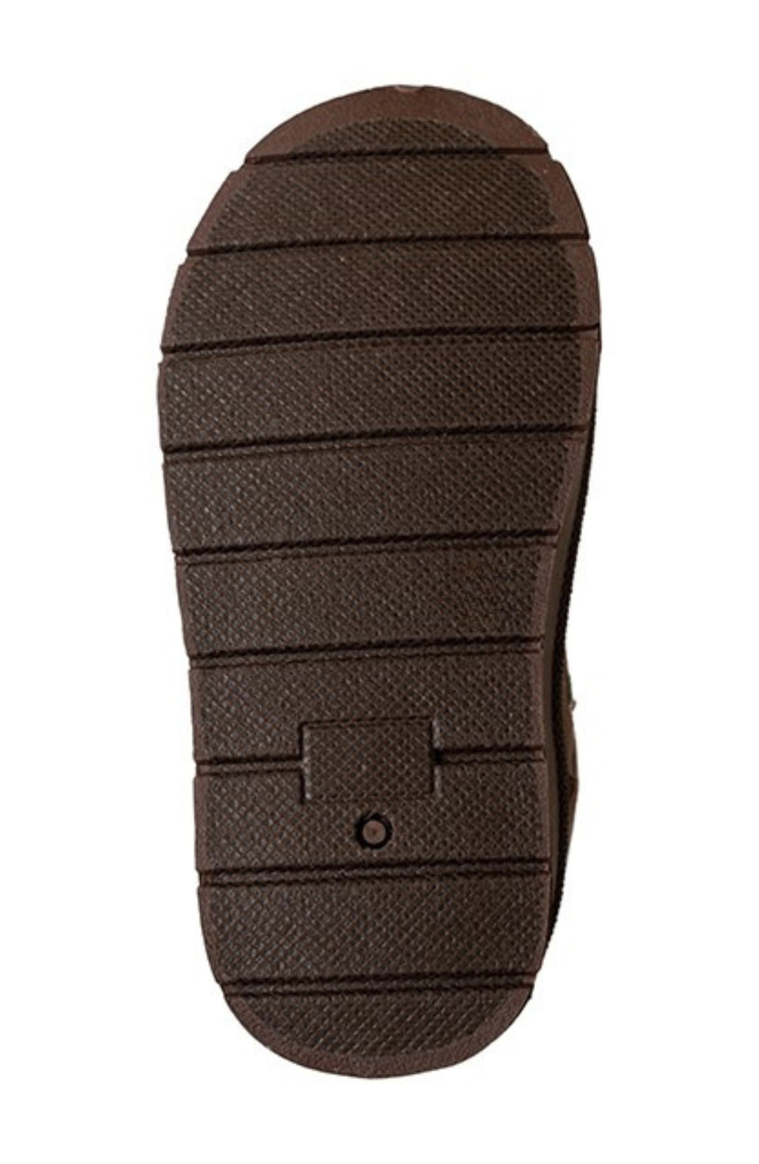 Kids' Embroidered Faux Suede Boot, Alternate, color, CHOCOLATE