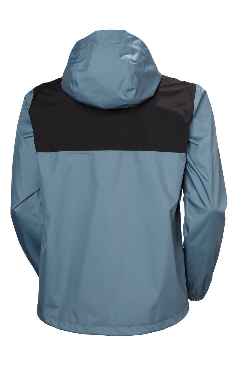 Helly Hansen Vancouver Waterproof Hooded Rain Jacket, Alternate, color, Washed Navy