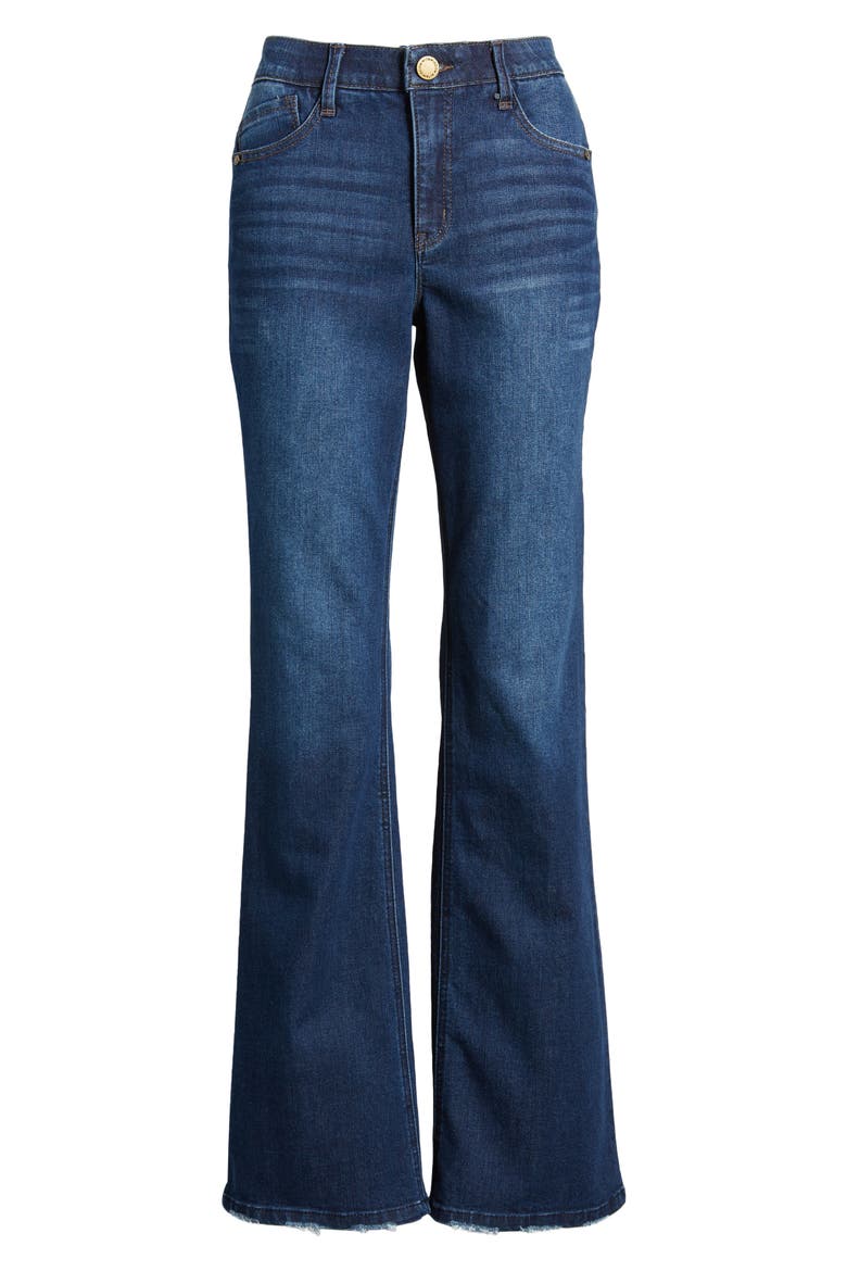 Madison 'Ab'Solution High Waist Bootcut Jeans, Alternate, color, BLUE