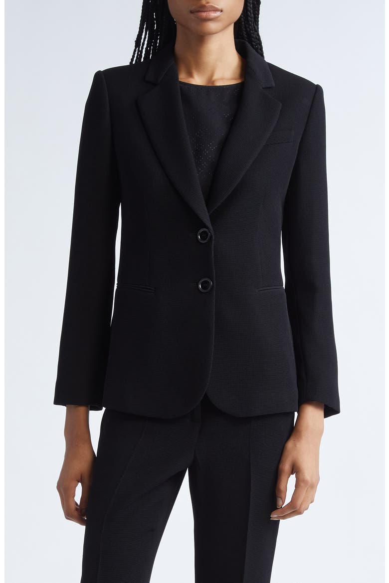 Techno Waffle Blazer, Main, color, SOLID BLACK