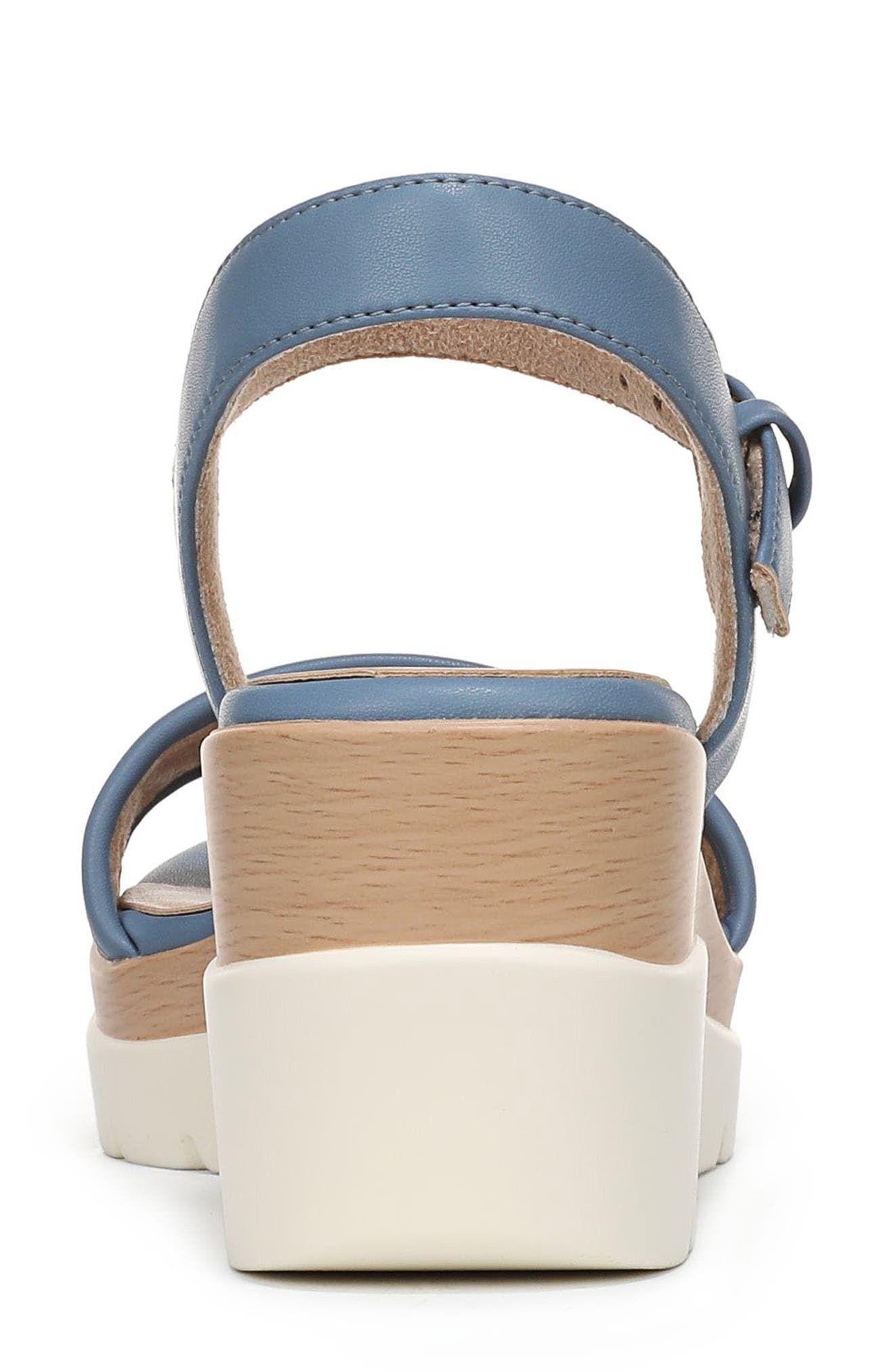 Graciela Wedge Sandal, Alternate, color, NAVY