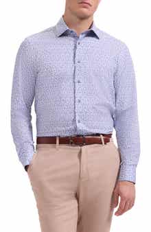 James OoohCotton® Retro Print Button-Up Shirt