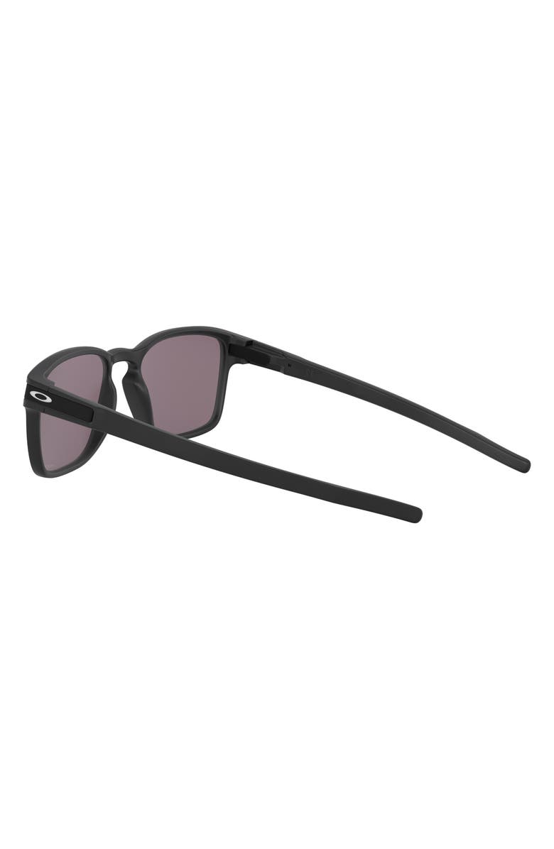Oakley Latch 55mm Prizm<sup>™</sup> Rectangular Sunglasses, Alternate, color, Black