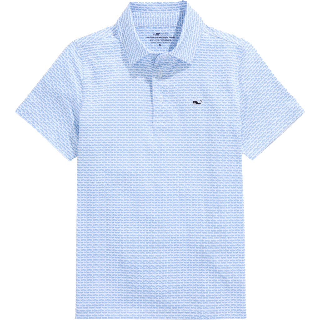 Vineyard Vines Boys' Printed Sankaty Polo - Little Kid In Blue