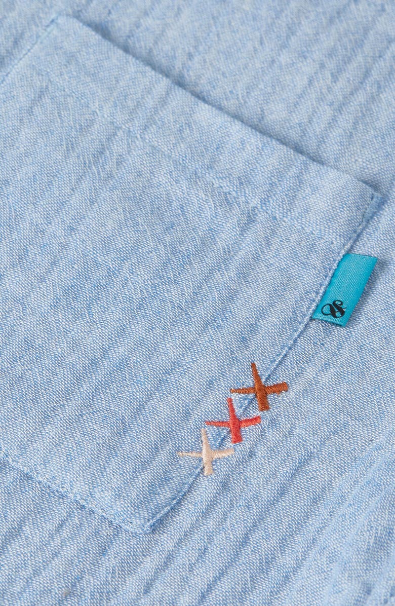 Scotch & Soda Kids' Chambray Pocket Polo, Alternate, color, Chambray Blue