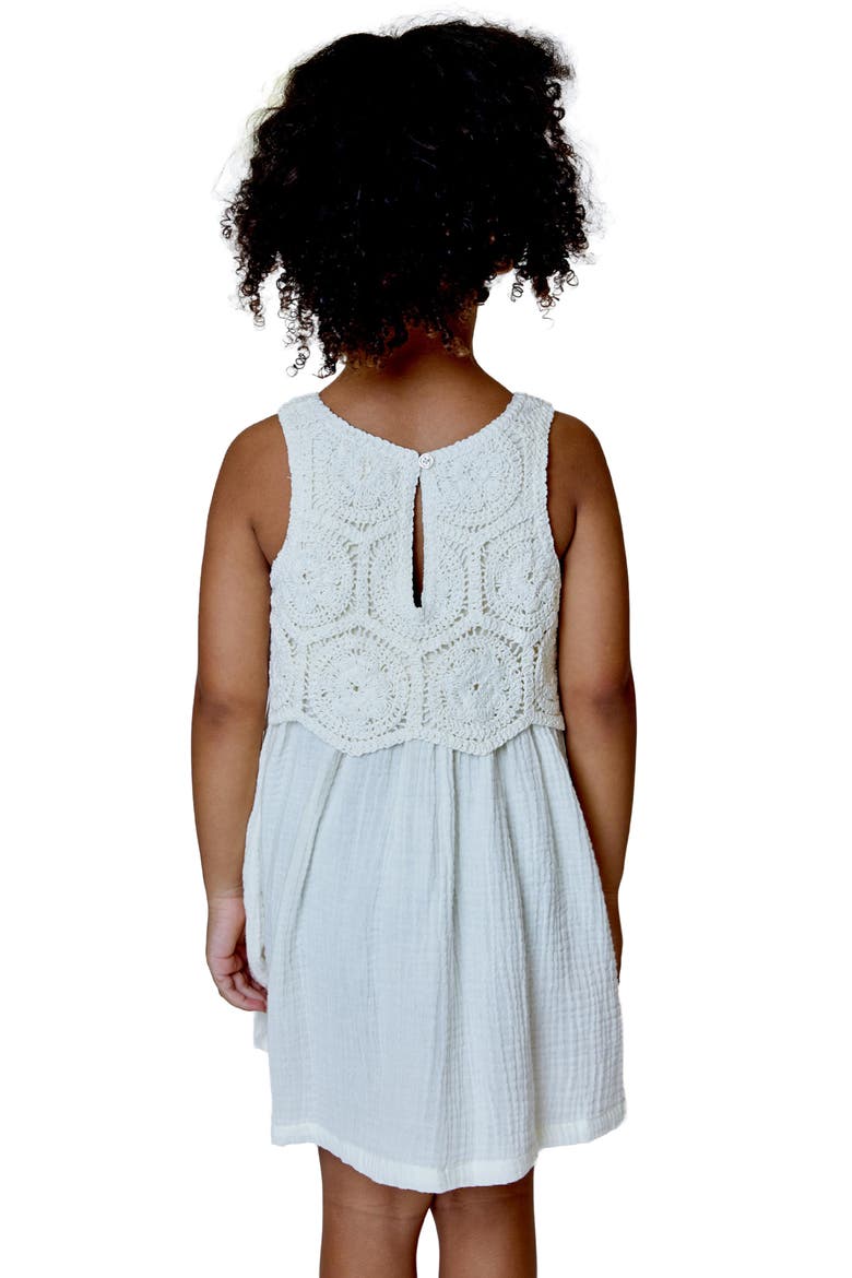 Kids' Twofer Dress, Alternate, color, VANILLA COMBO