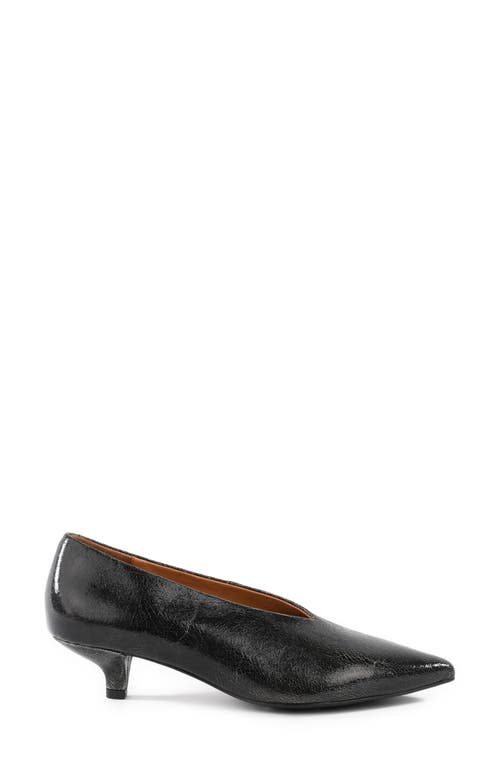 Seychelles Libertine Pointed Toe Kitten Heel Pump In Black