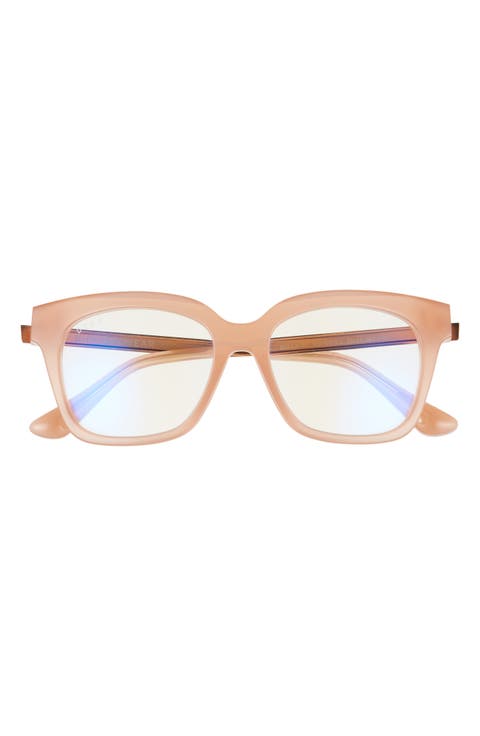 Bella 50mm Round Blue Light Blocking Glasses