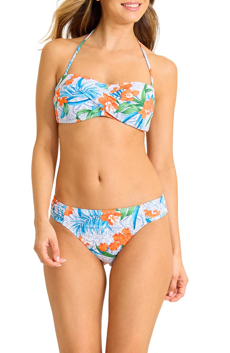 Tommy Bahama Tropical Twist Bandeau Bikini Top, Alternate, color, 