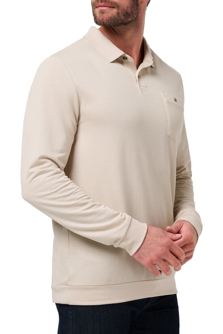 December First Long Sleeve Pocket Polo, Alternate, color, ITALIAN SAND