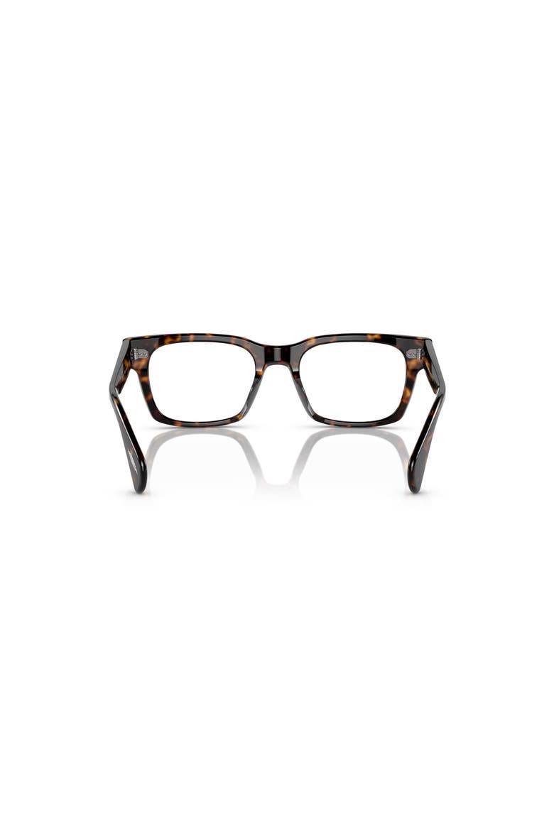 57mm Square optical glasses, Alternate, color, Tortoise