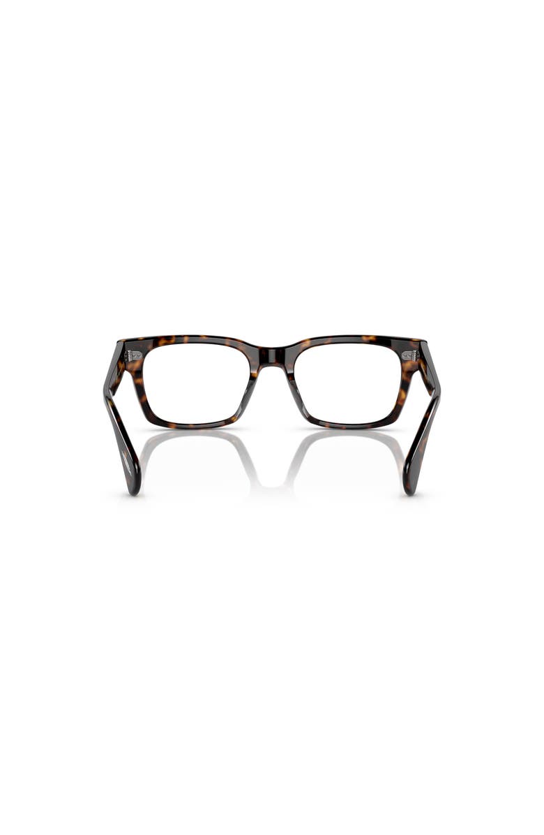 Oliver Peoples 51mm Square optical glasses, Alternate, color, Tortoise