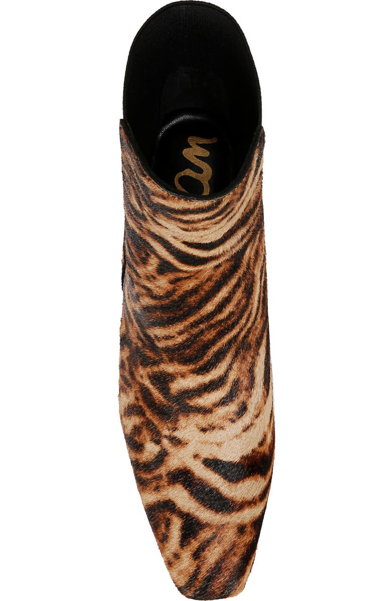 Sam Edelman Margo Genuine Calf Hair Bootie, Alternate, color, Brown Multi Calf Hair