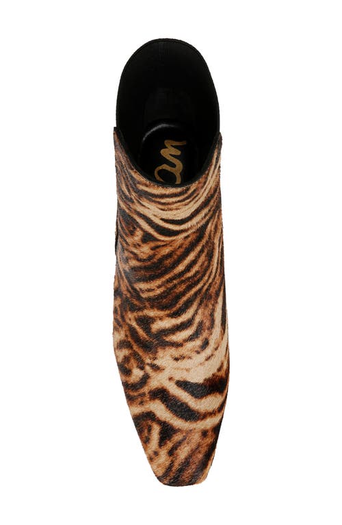 Sam Edelman Margo Genuine Calf Hair Bootie In Brown Multi Calf Hair