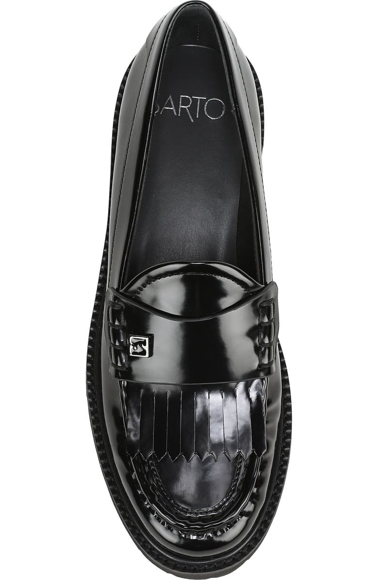 Franco Sarto Simone Kiltie Loafer, Alternate, color, Black