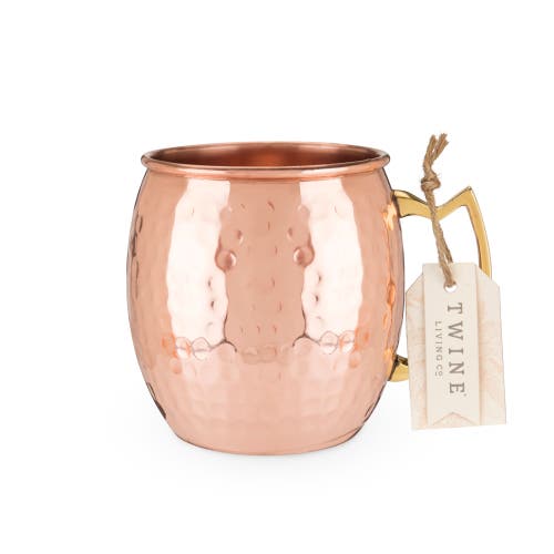 Twine Hammered Mule Mug In Copper
