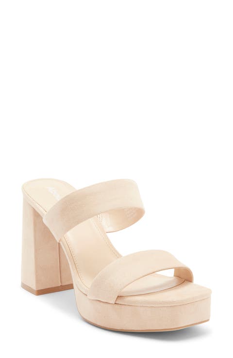 Baylie Platform Block Heel Sandal (Women)
