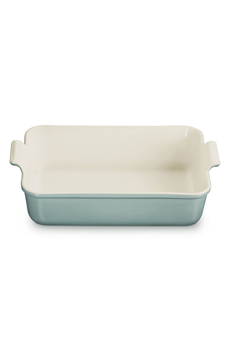 Le Creuset Heritage Stoneware Deep Lasagna Dish, Alternate, color, Sea Salt