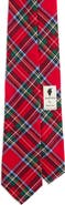 vineyard vines Kids' Noel Tartan Silk Tie