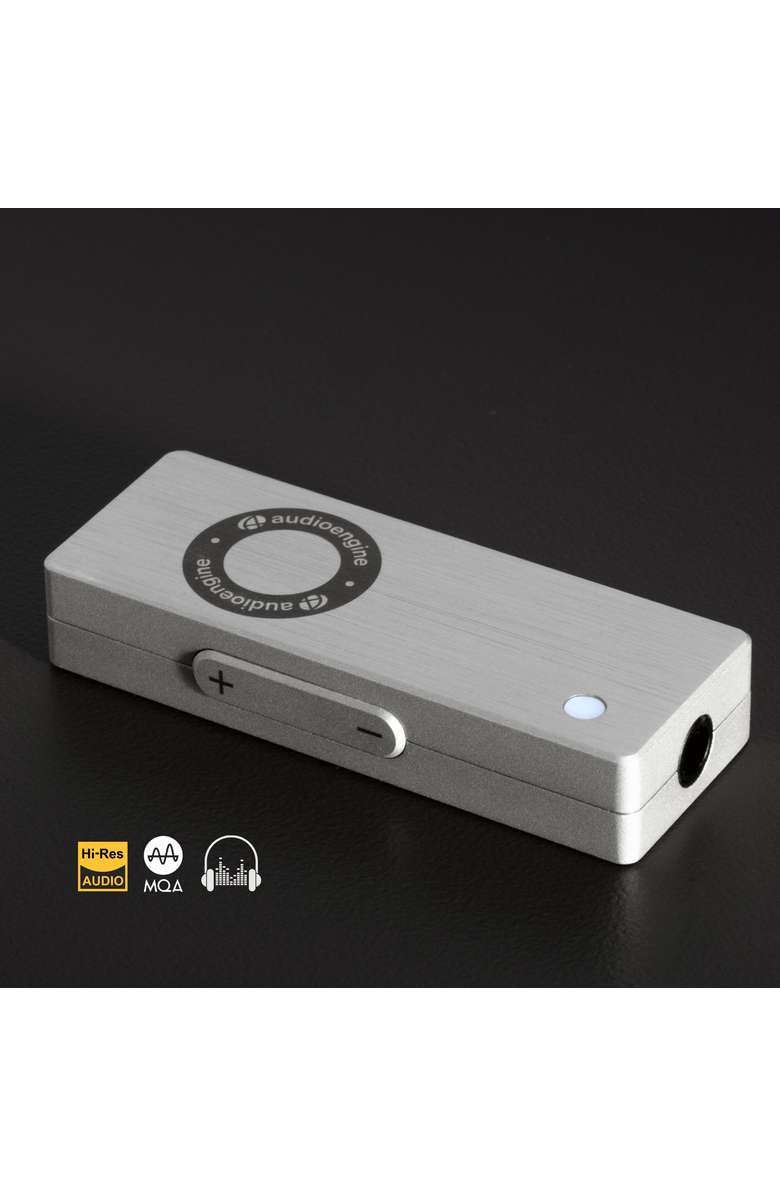 Audioengine DAC3 32 Bit Portable Headphone Amplifier & DAC, Alternate, color, Metallic Silver