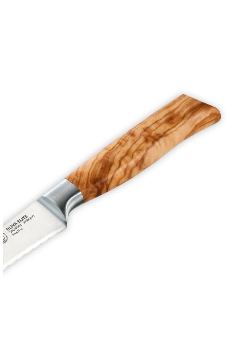 Oliva Elite 6 inch Reverse Scalloped Utility Knife, Alternate, color, Oliva