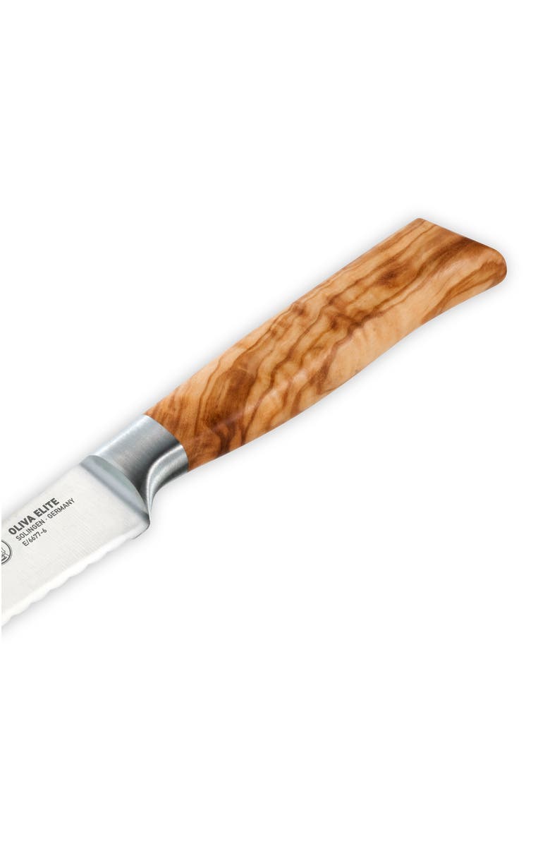 Messermeister Oliva Elite 6 inch Reverse Scalloped Utility Knife, Alternate, color, Oliva