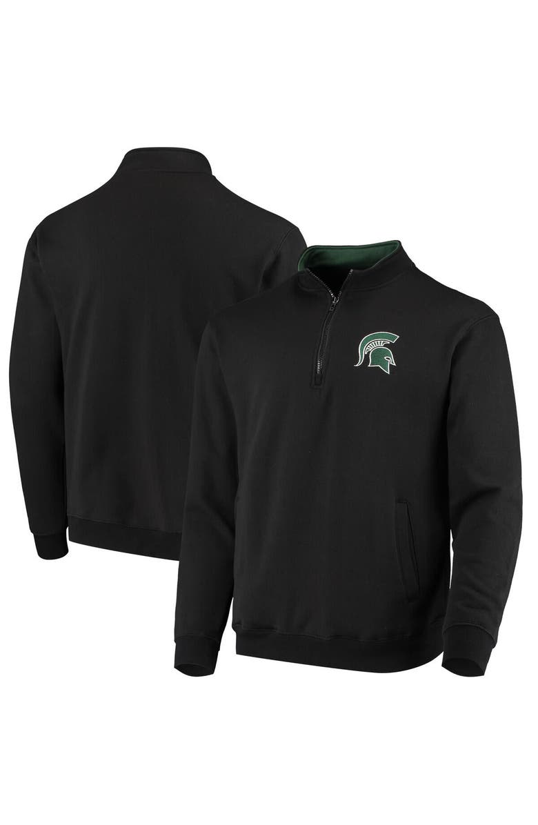 COLOSSEUM Men's Colosseum Black Michigan State Spartans Tortugas Logo Quarter-Zip Jacket, Main, color, Black