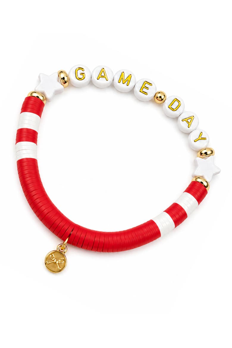 Game Day Bracelet, Alternate, color, Red/White