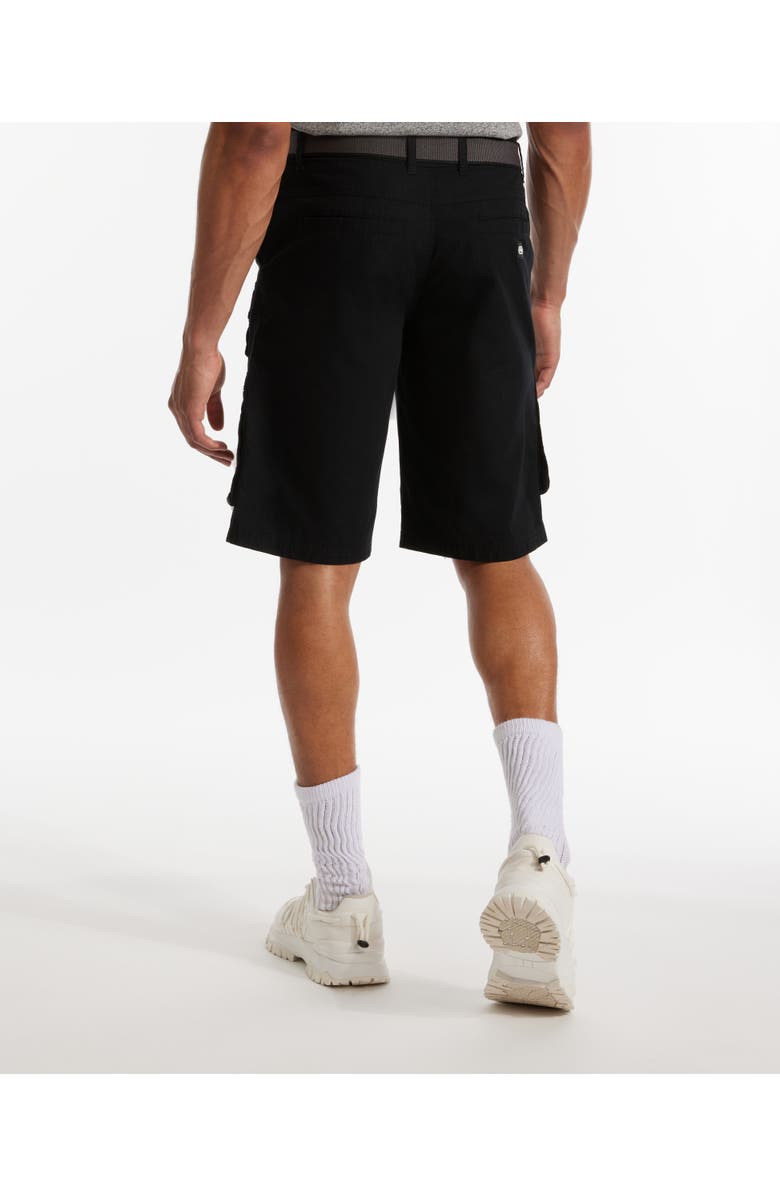 Ecko Unltd. Freshen Up Belted Cargo Short, Alternate, color, Black